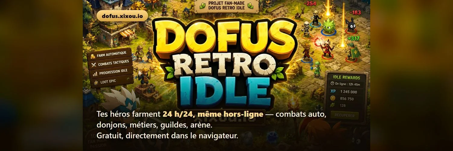 Dofus Retro Idle banner